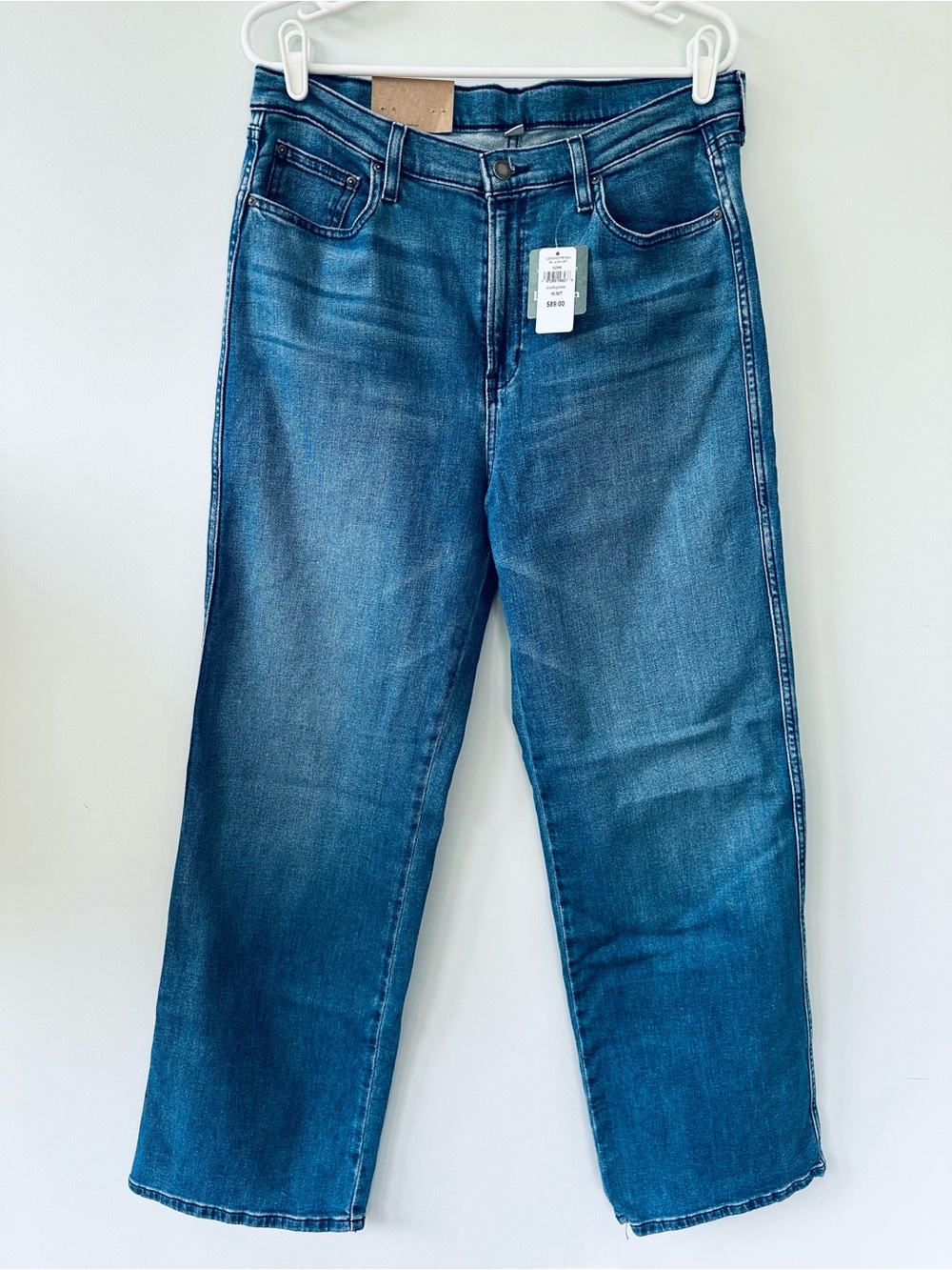 LL Bean Everyday Jeans Hi Rise Wide Leg 16
